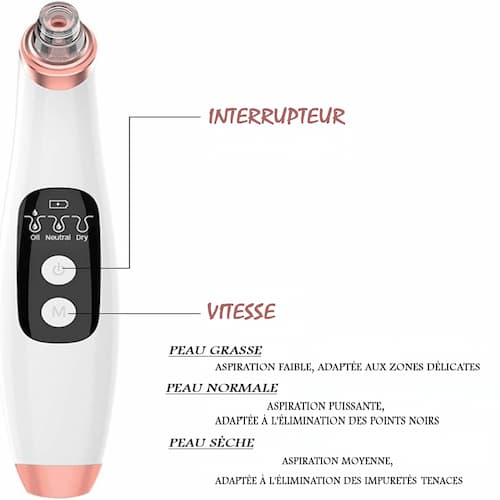 Aspirateur de points noirs